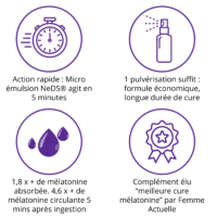 spray sommeil à la mélatonine : complément alimentaire efficace pour dormir vite et traiter ses troubles du sommeil